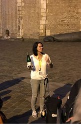 Weinpräsentation vor dem Trierer Dom 